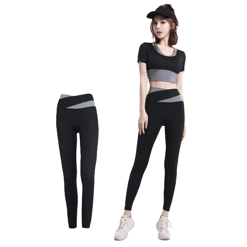 Tight-Fitting短款Top Yoga Set