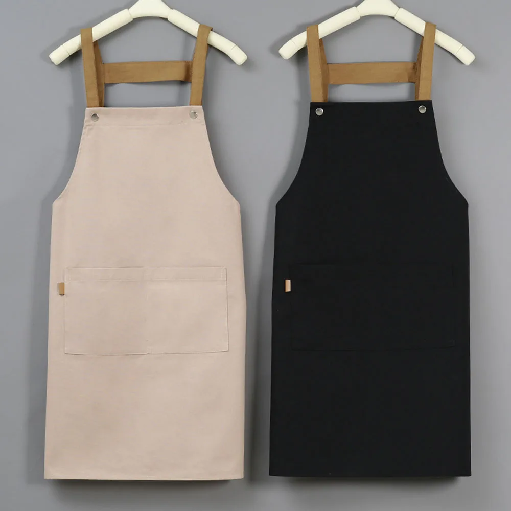 

High Quality Modern simplicity Sublimation Customized Aprons Kitchen Canvas Cooking Apron, Picture