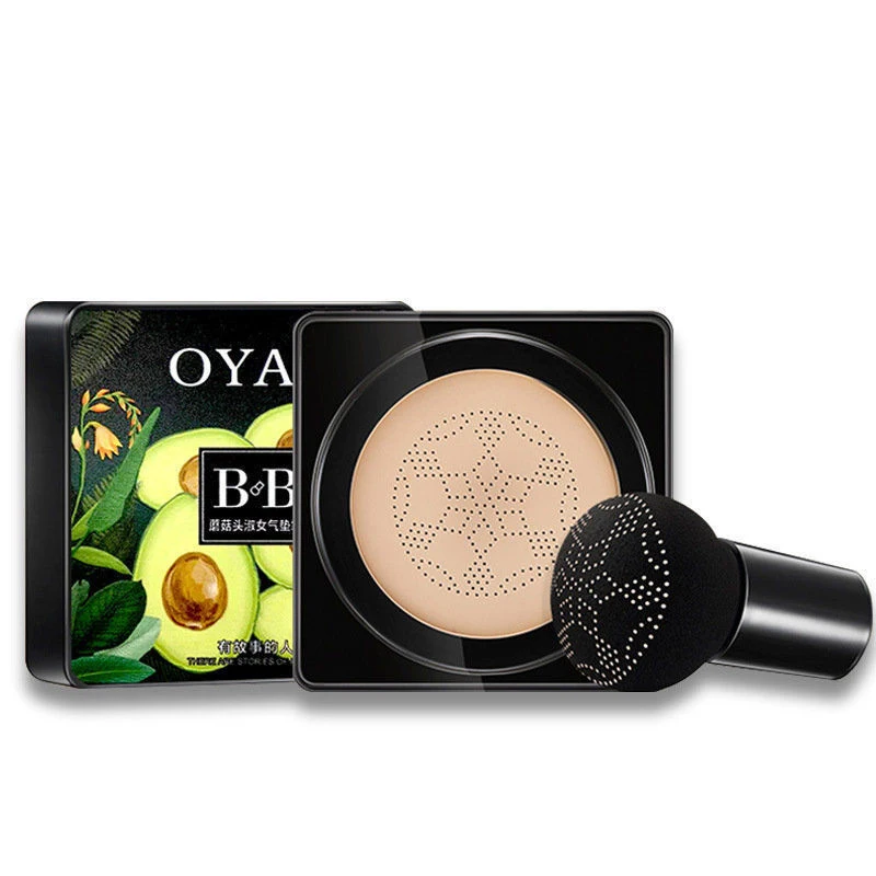 

Private label wholesale Avocado BB Cream Nourishing Concealer Whitening Mushroom Head Air Cushion BB Cream