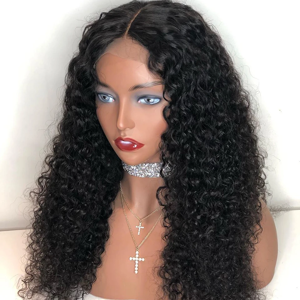 

Addictive Indian Hair Wholesalewig Afro Curly Unprocessed Cuticle Aligned Raw Virgin Hair 360 Lace Frontal Human Hair Curly Wig
