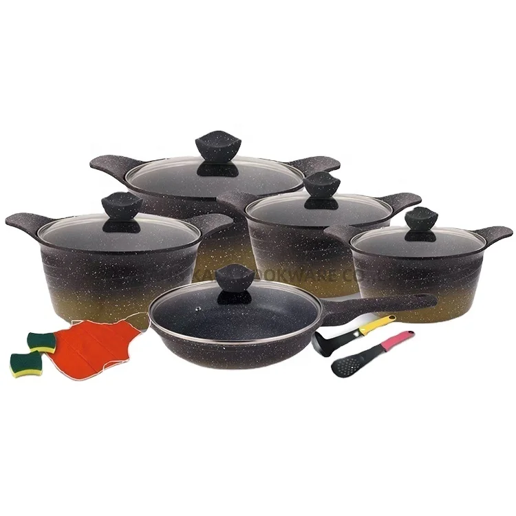 

korean non stick cookware sets non stick frying pan cookware parts marble stone frying pan with lid cookware aluminum, Customized color