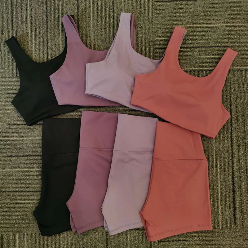 

Women High Stretchy Compression Quick Dry Yoga Wear Set Wholesale, Picture