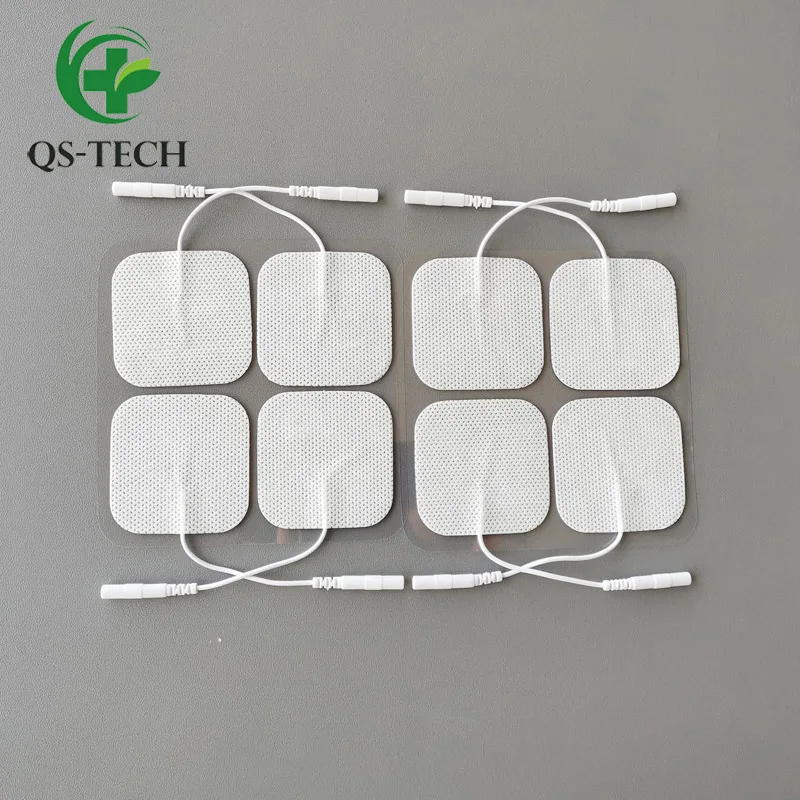 50*50mm Therapy Muscle Electrical Stimulator Pre Wired OEM Electrotherapy