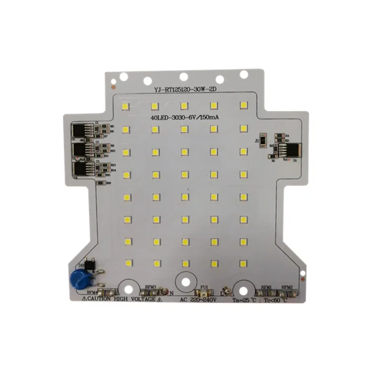 125lm/W 30W 3years warranty  CE RoHS Certification  220V ac input voltage  led module pcb pcba for LED Streetlight