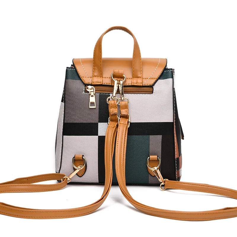 

Women Backpack Purse, Small Shoulder Bag Lightweight School Travel PU Leather Purse with Convertible Shoulder Strap