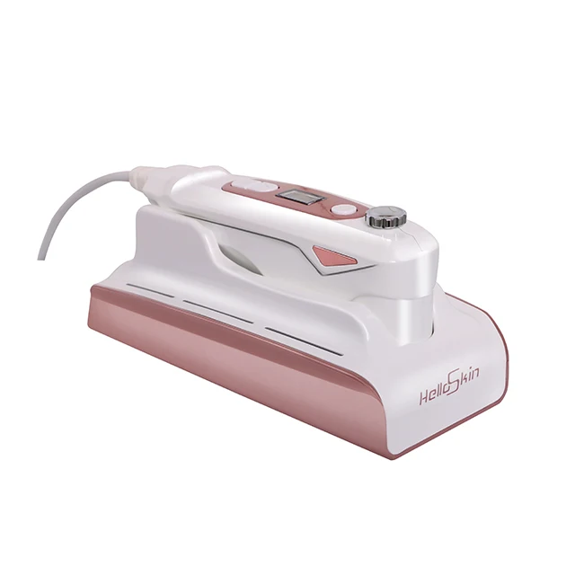 

2020 Professional hifu anti-wrinkle machine 1.0 3.0 4.5 mm portable mini hifu device home use face lifting ultrasound device, White pink