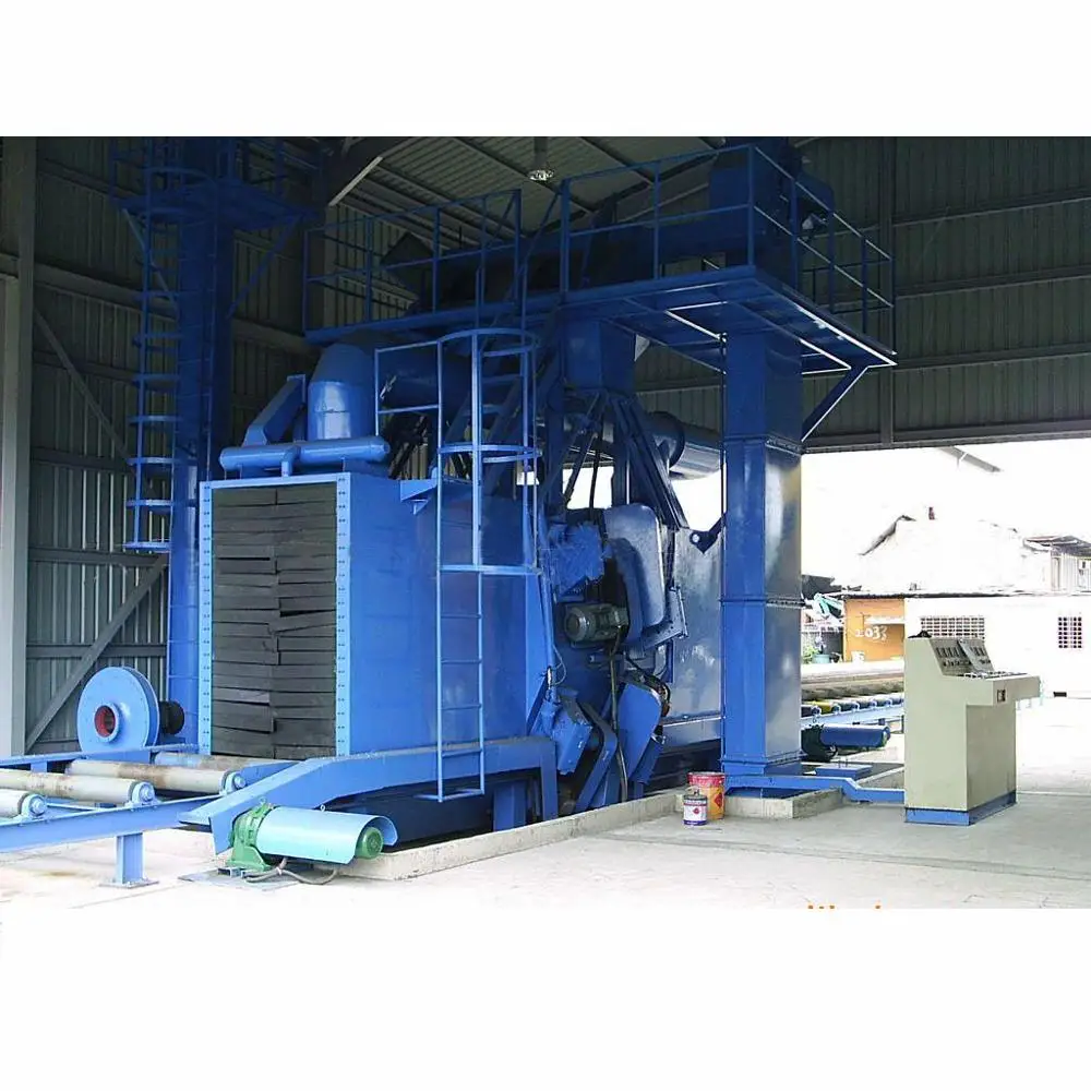 
building steel structure shot blast machine 