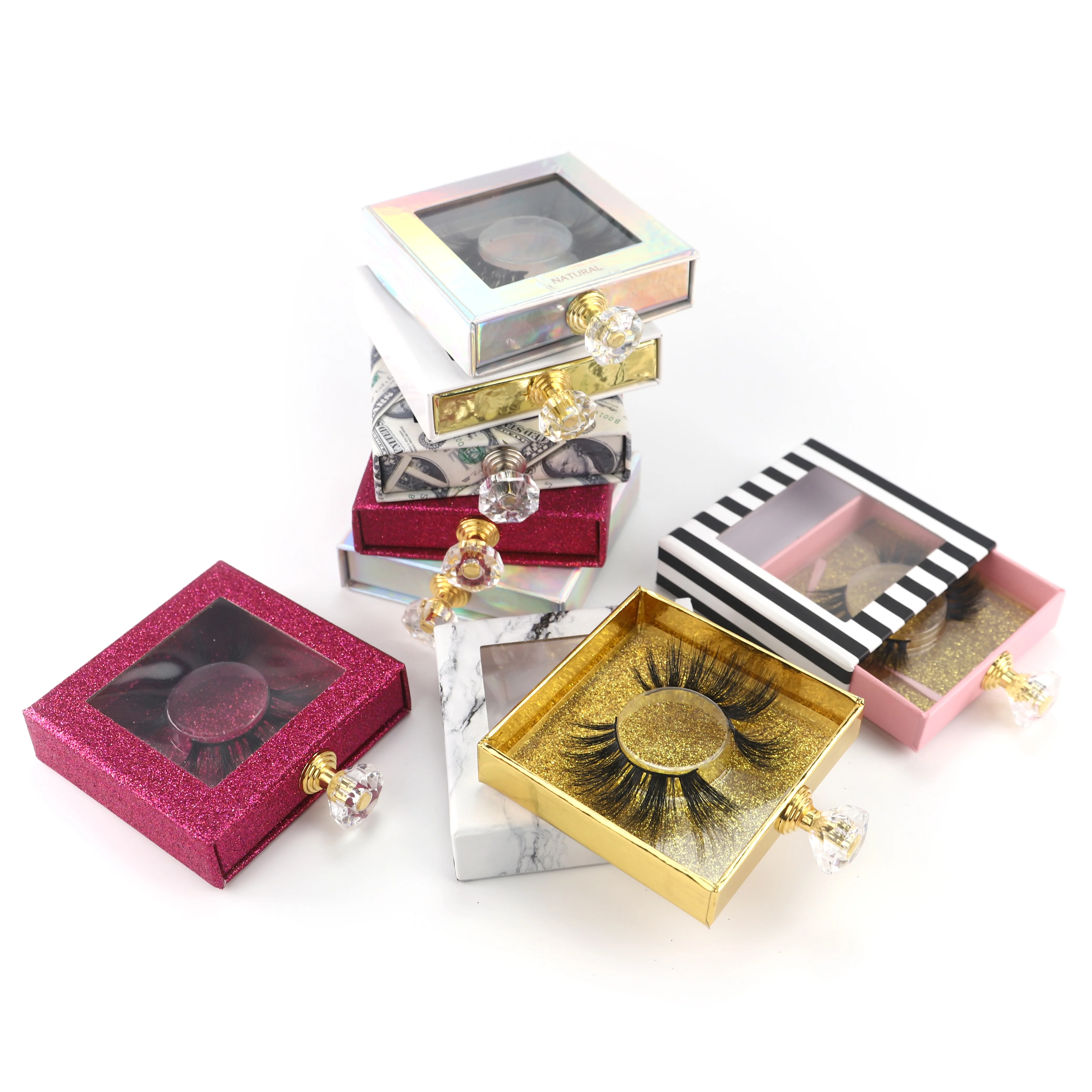

Customized packaging Wholesale Vendor 3D Ral Mink Lashes, Natural black