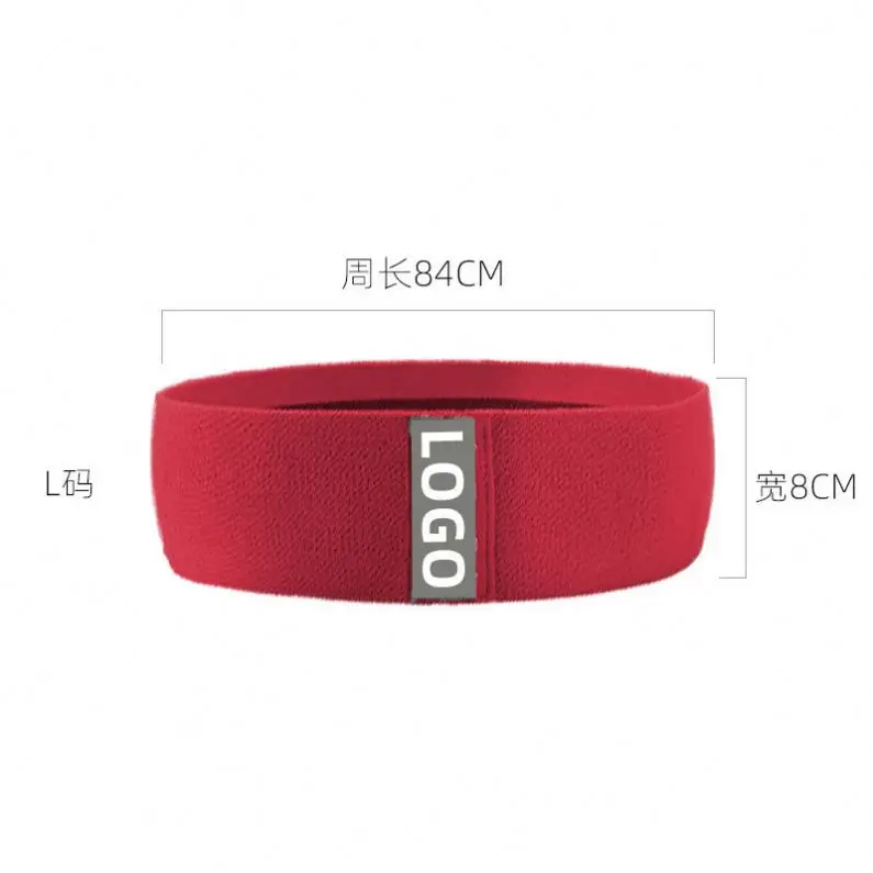 

5 Colors 5 Different Resistance Levels Custom Logo Elastic Exercise Fitness Loop Yoga Resistant Ankle Gym Loop Resistance Bands, 5 colors or customized