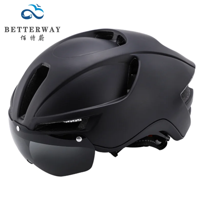 

2021mountain bike, electric scooter, adult helmet, LED warning light, magnetic suction windproof lens