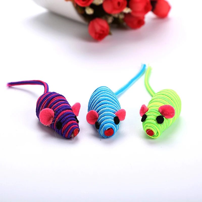 

Elastic Rope Mouse Toy In Pet Toy