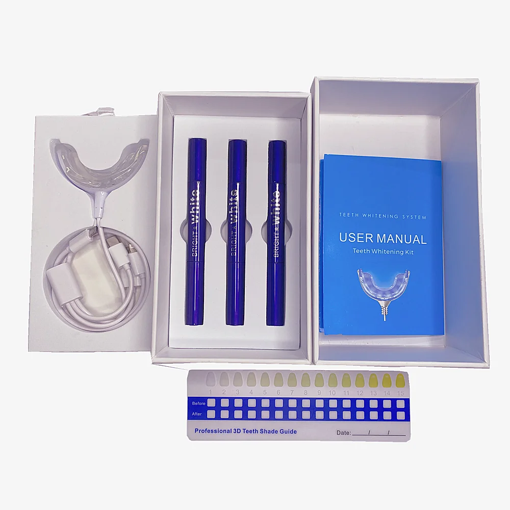 

Wholesale led light teeth whitening kit private dental clinic use, White