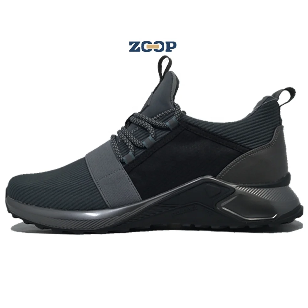 

High fashion men sneaker 2020 grey sport shoes rubber hard wearing espadrilles shoes, Black, grey