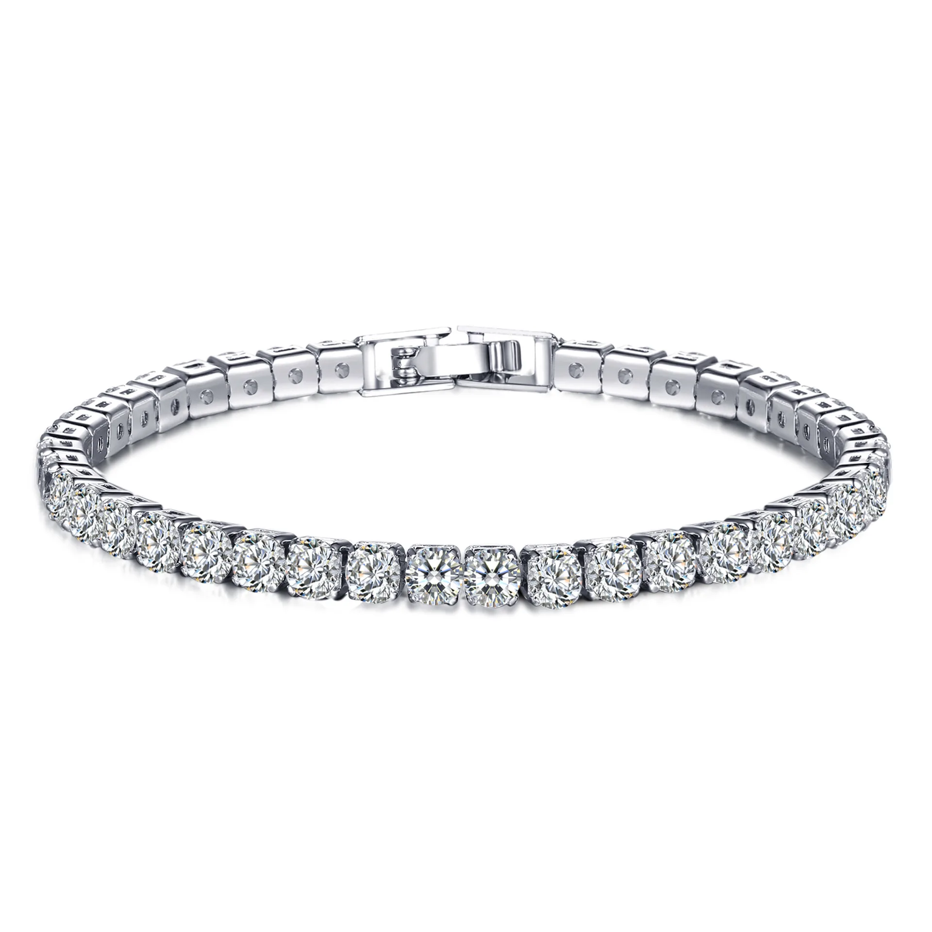 

Luxury Crystal Bracelet Gemstone 1 line 2 lines 3 lines Cubic Zirconia Bracelets Christmas Gift Custom Bracelet For Women