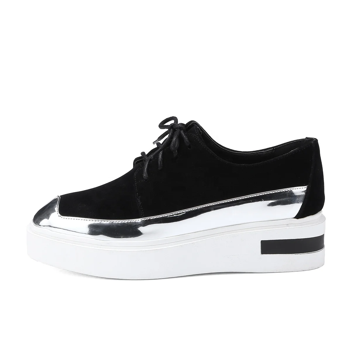 

Woman Sneakers Breathable Thick Sole Lace-up Summer Casual Lady Shoes