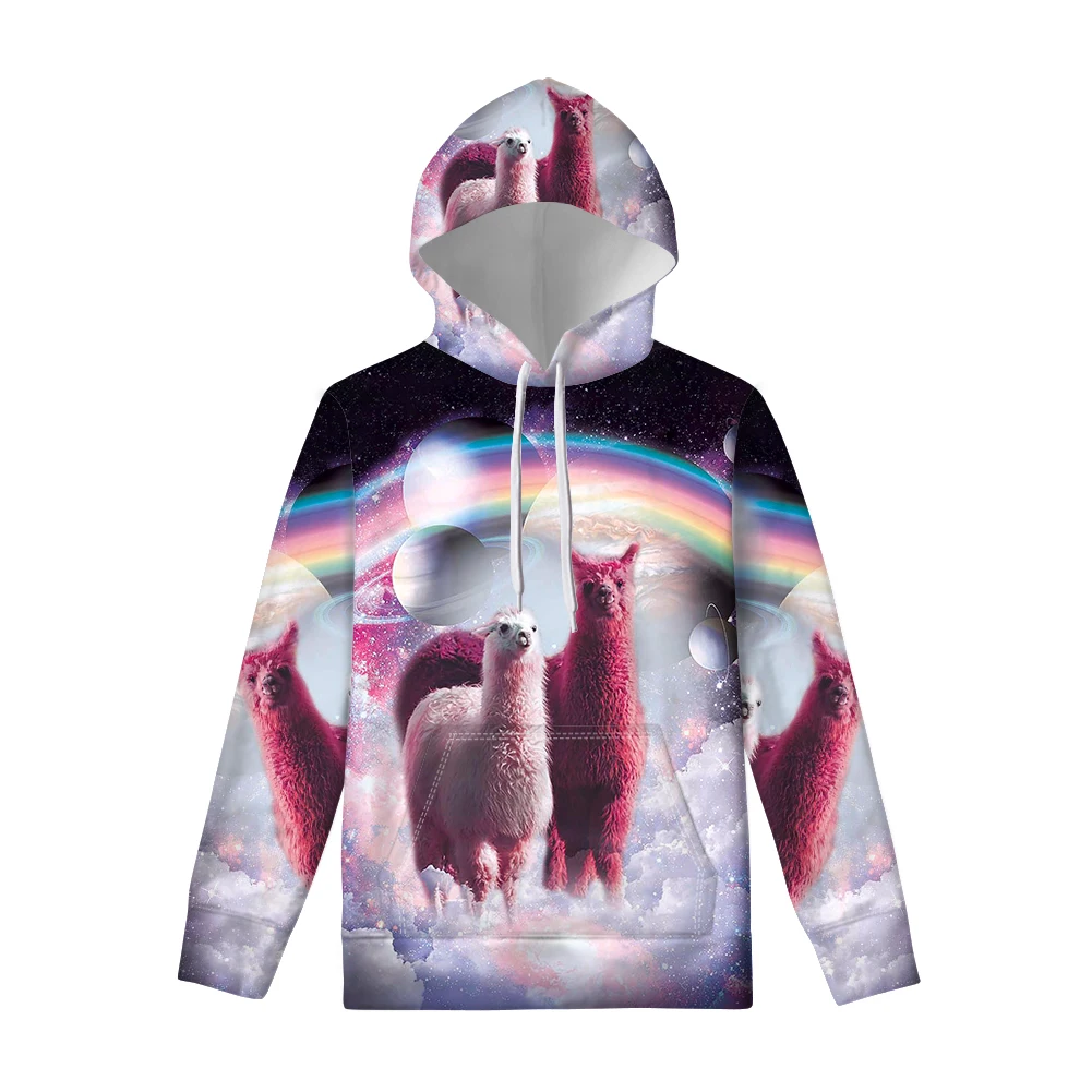 

Sweatshirts Ladies Galaxy Animal Polynesian Fabrics Hoodie Custom Logo Unisex Hoodies 3D Printed Sweatshirt Women, Customized color