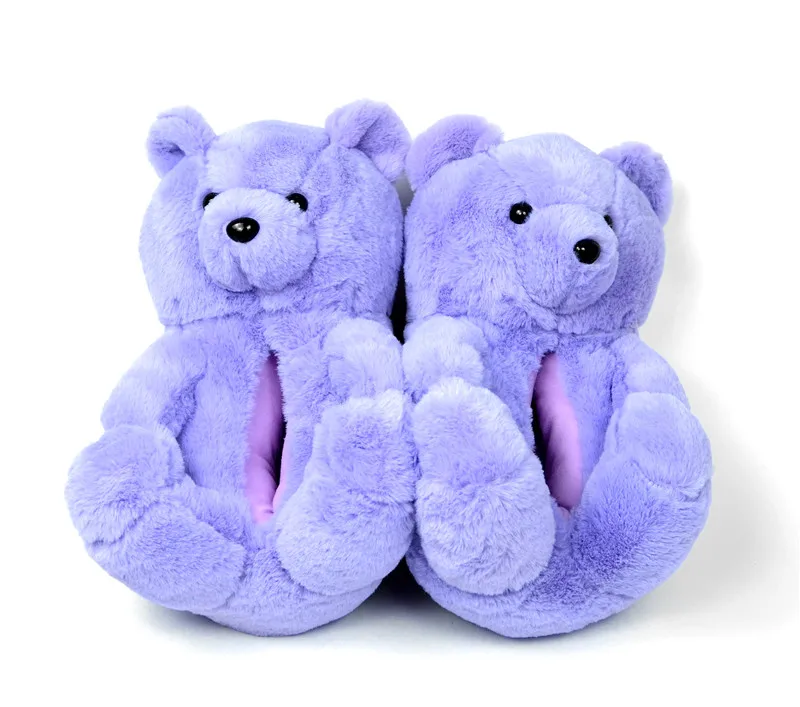 

factory direct sale winter teddy bear slipper, 16 colors