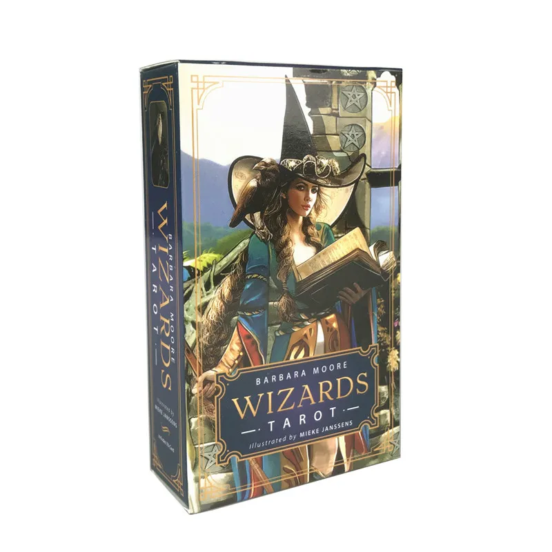 

High quality New Wizards Tarot Card Deck Based Deck English Version Playing Game Toy Divination Fortune Game