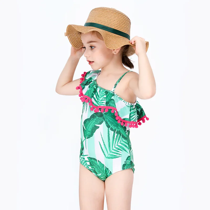 

Breathable anti-UV Children Swimsuit beachwear Custom One Piece For Girls Kids Swimming wear, Picture showed
