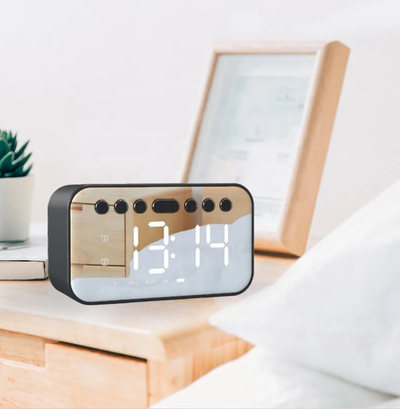 

Jedel Portable Wireless Speaker Outdoor Waterproof Mini Speaker Alarm Clock Rock Subwoofer Audio Birthday Gift Anniversary OEM