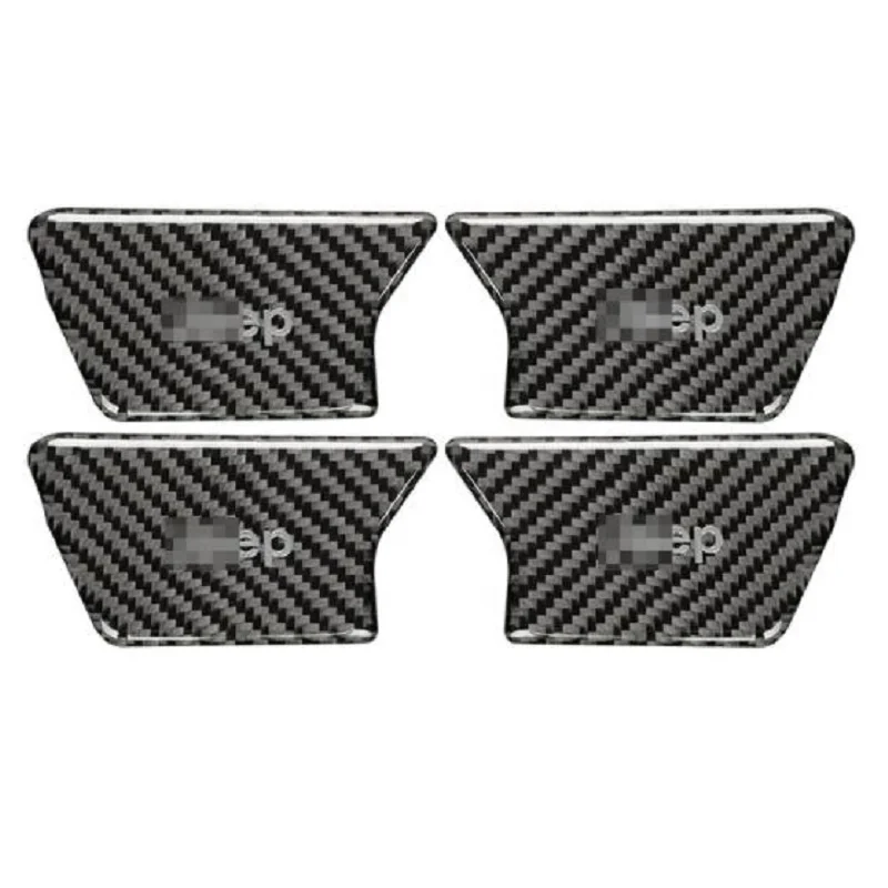

Real Carbon Fiber Inner Door Bowl Cover Trim Car Accessories For Jeep Grand Cherokee