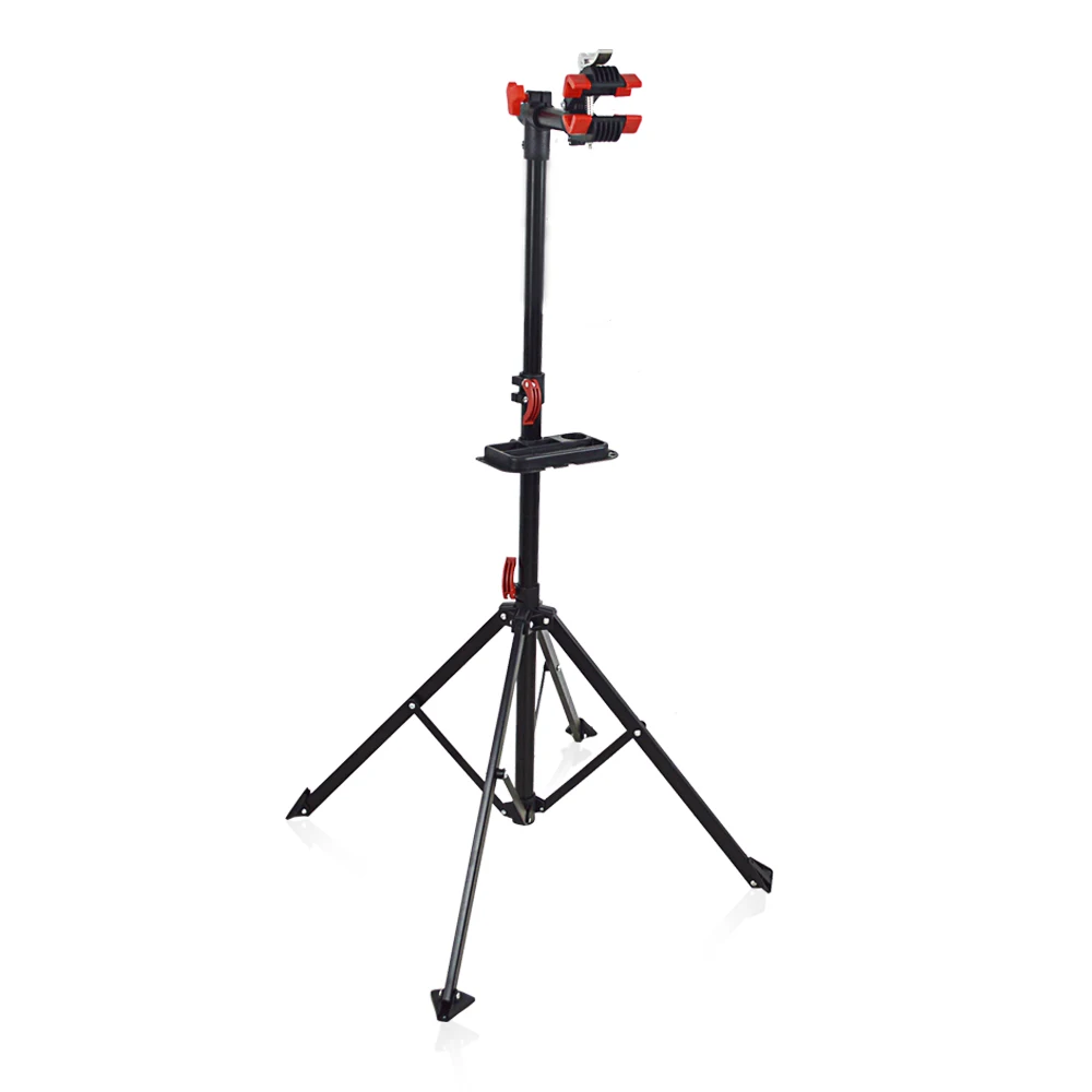 

Hot sale new design quick release adjustable bike repair stand, Black, red
