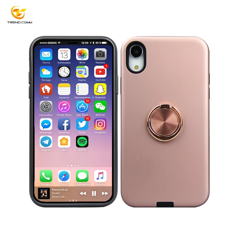 

Ring Holder Case For IPhone XR Case Back Cover 2 In 1 Phone Case