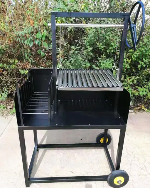 Chariot Santa Maria Barbecue Argentine Asado Gril Avec Côté Barbecue portable OGrill 3000 | Tienda de Camping online