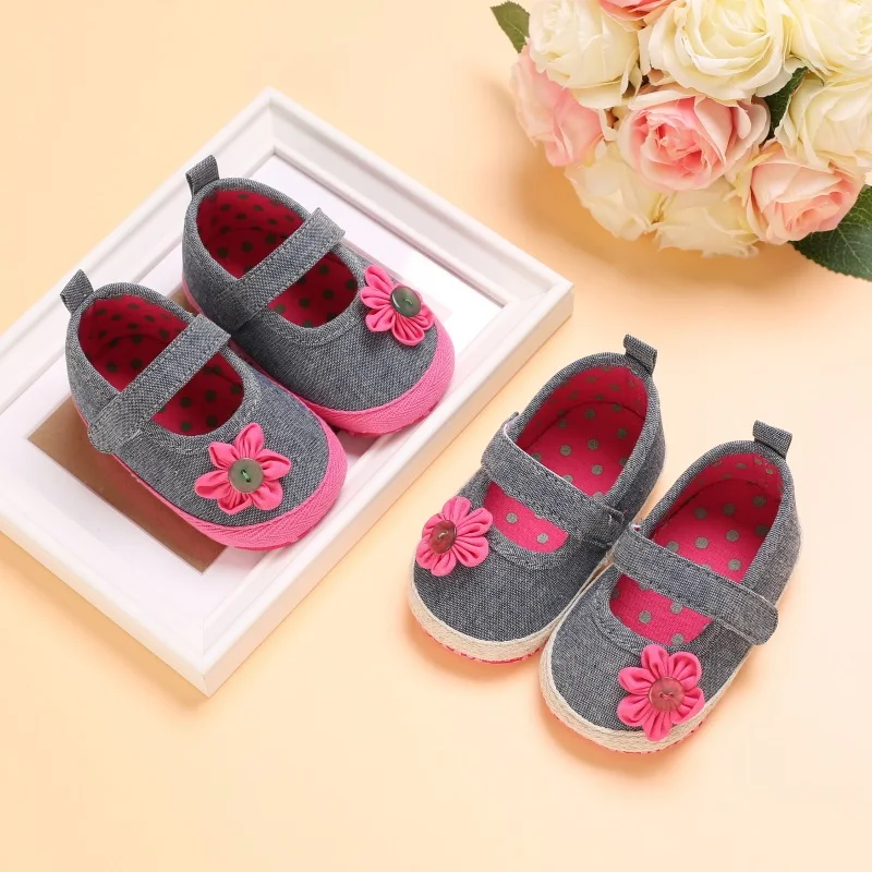 

0-1 year baby girl baby toddler shoes princess series flower baby children's shoes