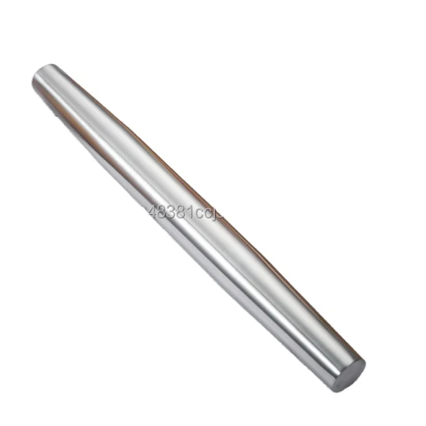 

Kitchen Gadget Stainless Steel 304 High Quality Classic Baking Rolling Pin Dough Roller Non Stick French Rolling Pin, Stainless steel nature color