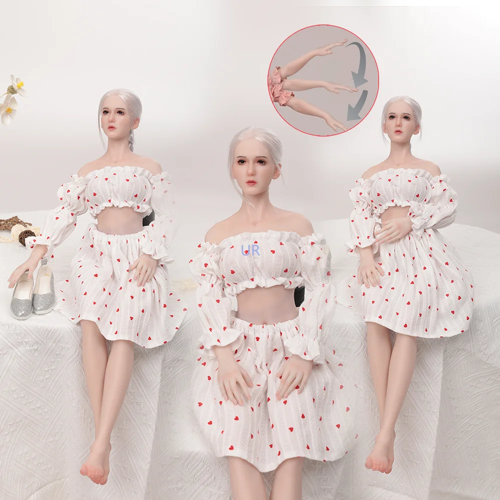 60cm Solid Silicone Doll Movable Limbs