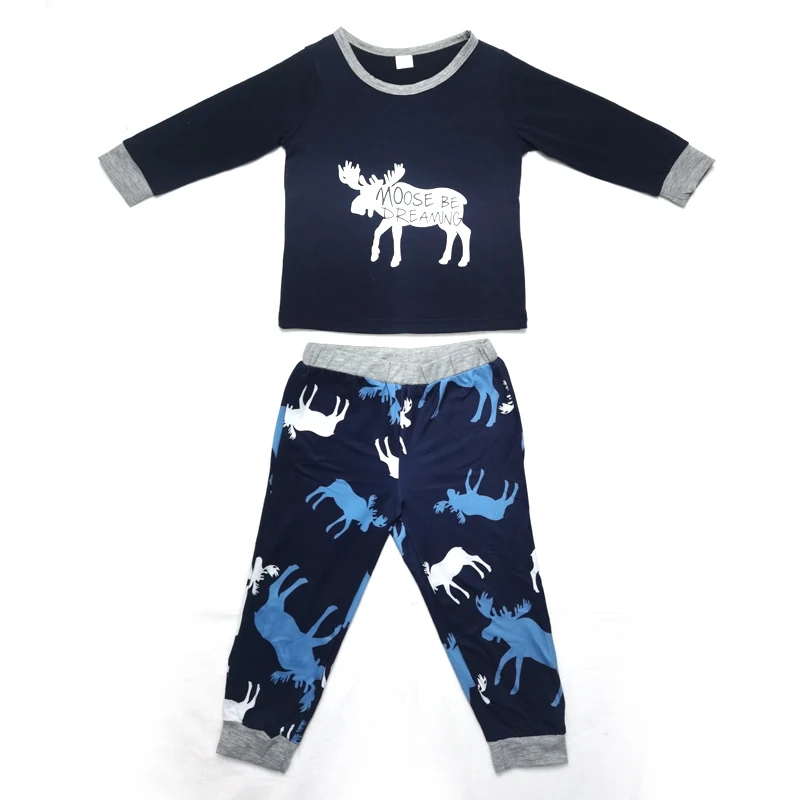 

merry christmas printing long pants christmas family pajamas Nightgowns sleepwear, Customize color