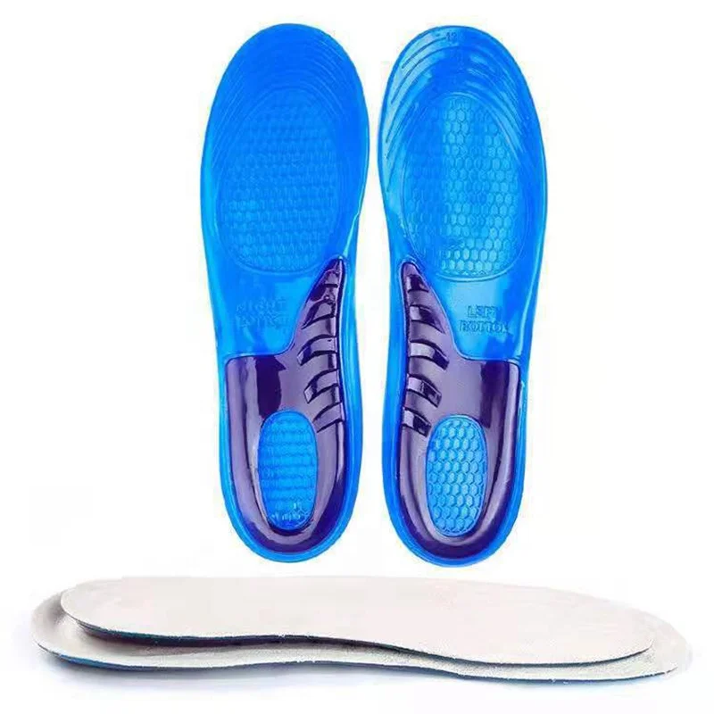 

non-slip soft gel TPE silicone insole for feet care man women shoes insole orthopedic pad, As same as photos