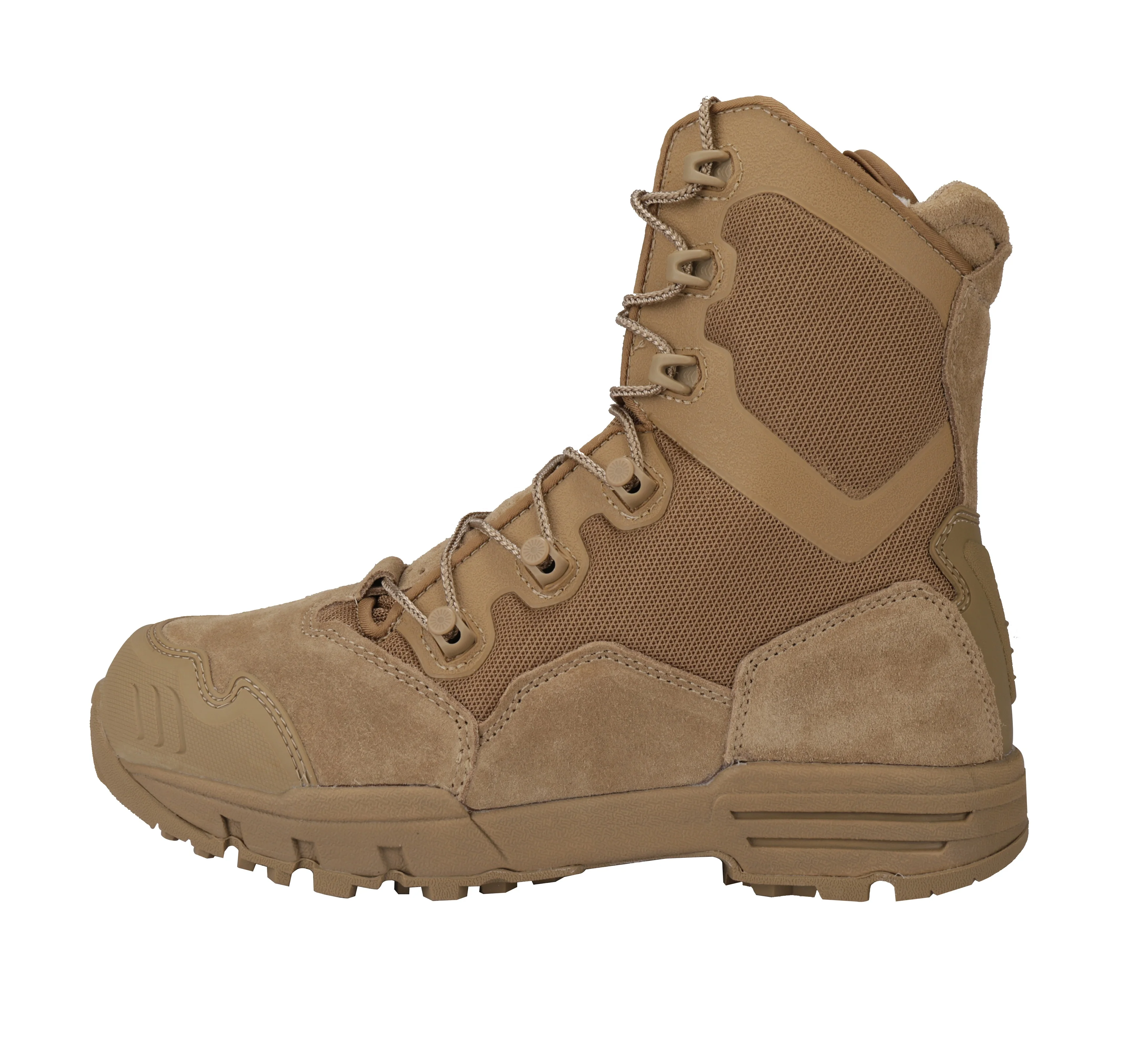 

Yakeda Hiking Safety Shoes Genuine Leather Rubber Sole Outdoor Combat Army Military Men's desert Boots