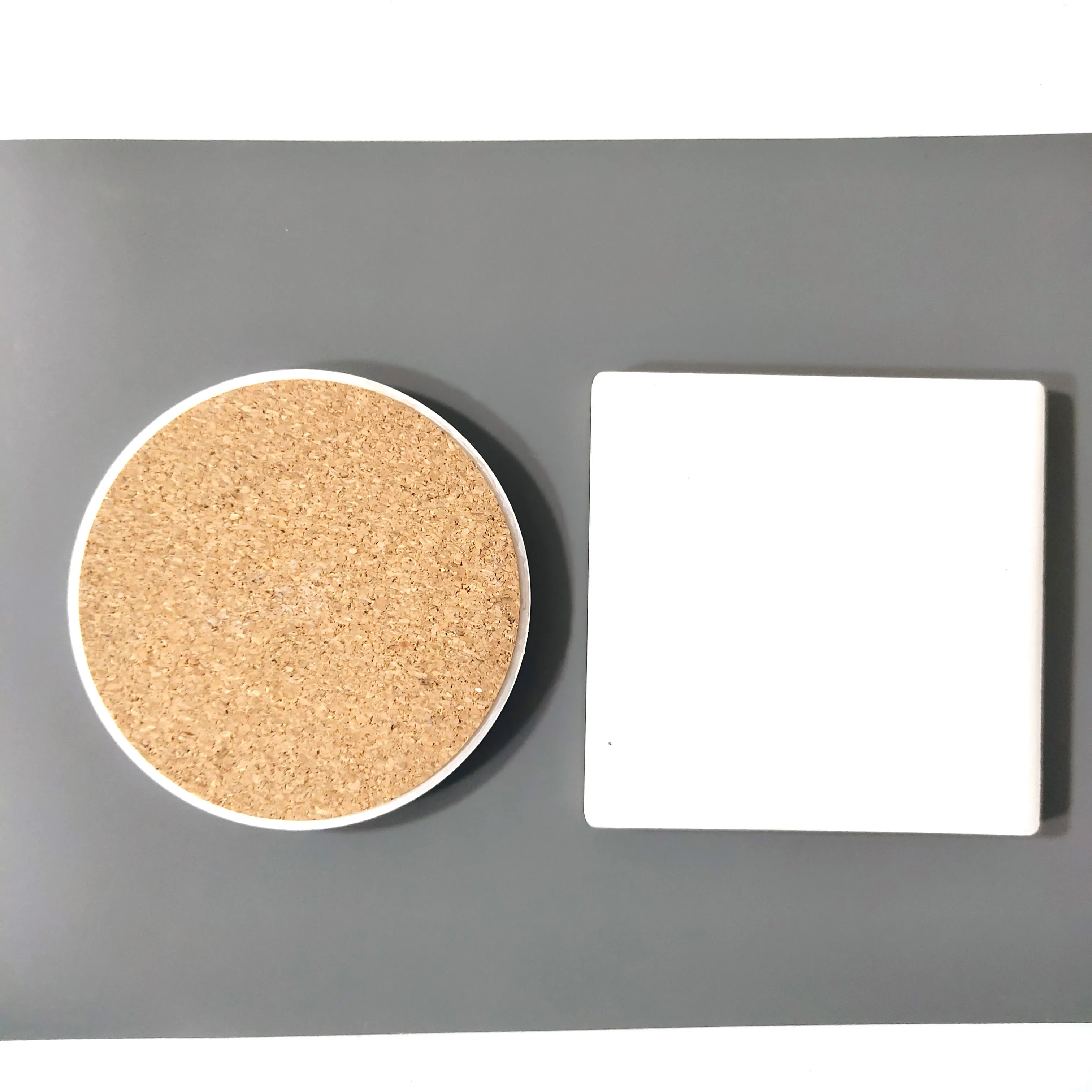 

2020 Free Sample Round Blank Beer Ceramic Tiles Sublimation Coasters For Drink Home