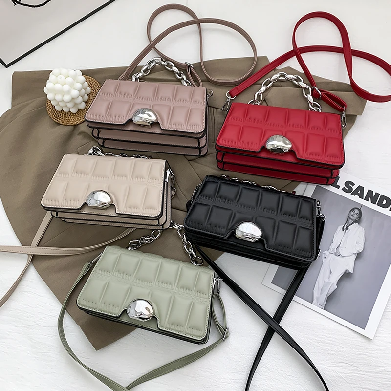 

Simple texture retro messenger bag 2021 new shoulder bag temperament niche female bag, 5 colors