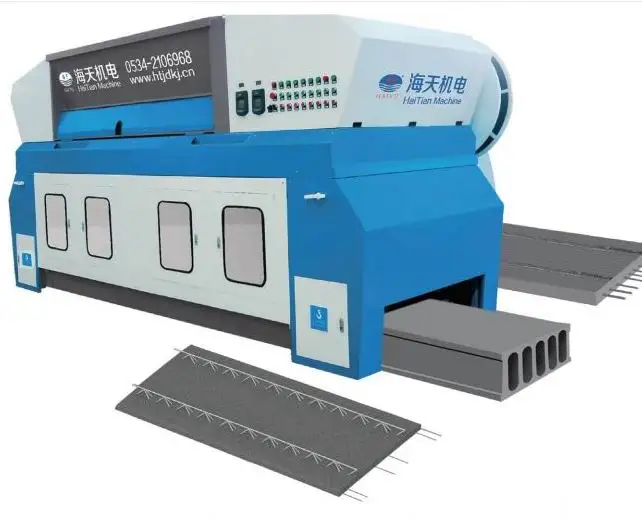 
multi functional concrete slab forming machine for steel wire reinforcements core slab 