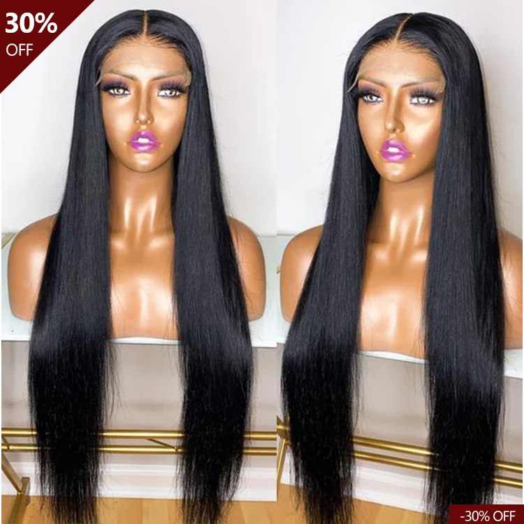 

Best virgin Silk Straight hair wig Peruvian Straight hair vendors hd 13x4 4x4 lace frontal Straight wigs Human Hair