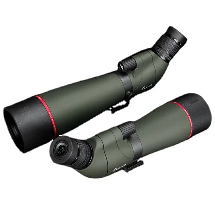 

25-75x70 Spotting Scope For Bird Watching With Tripod Smartphone Adapter, Green