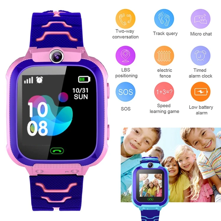 

Kids Smart watch Boys Girls Touch Screen with Calls Games Alarm Music Player Camera SOS Children Toys Birthday Gifts, Transperant