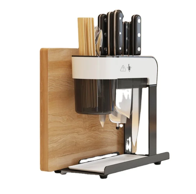 

High-end simple kitchen knife and fork spoon chopsticks cage storage rack household 304 stainless steel knife holder