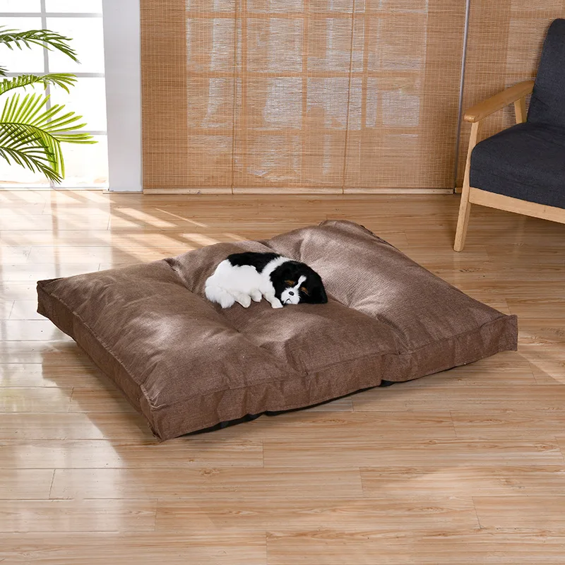 

Wholesale durable soft washable luxury knitted large cat pet dog bed cushion