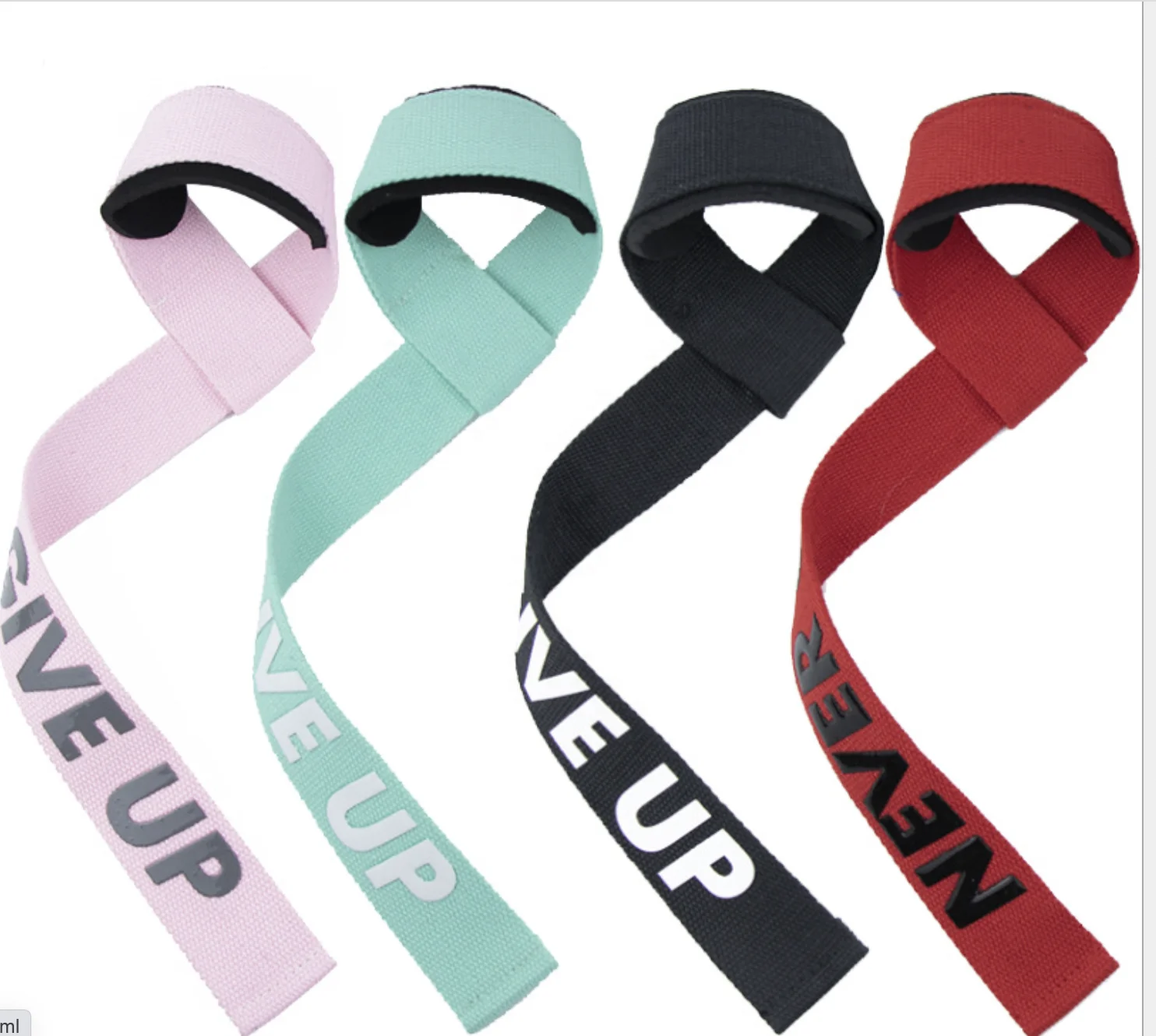 

custom logo fitness lifting wrist straps weight lifting belts, Black,red,blue