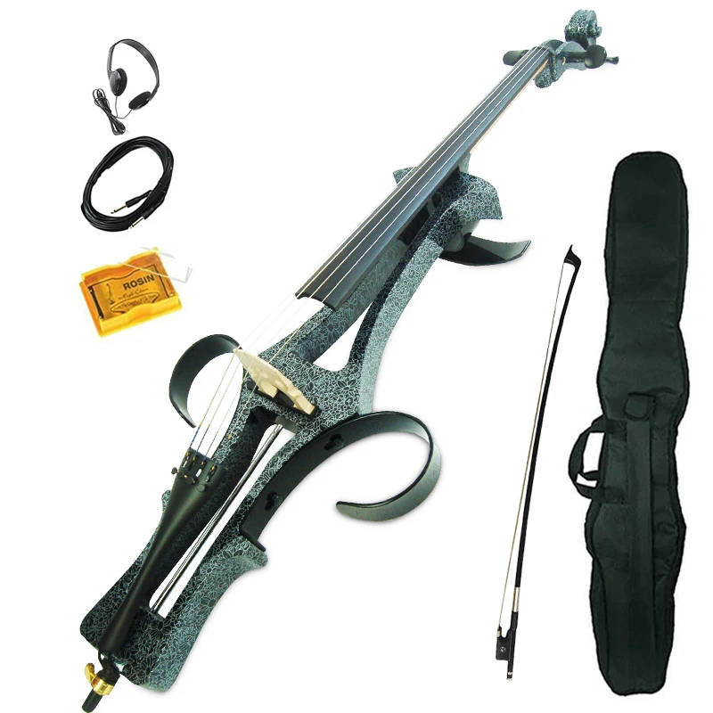 
Kinglos top quality Shadow pick up 4/4 electric cello instrument price with tummy rest, knee rests 