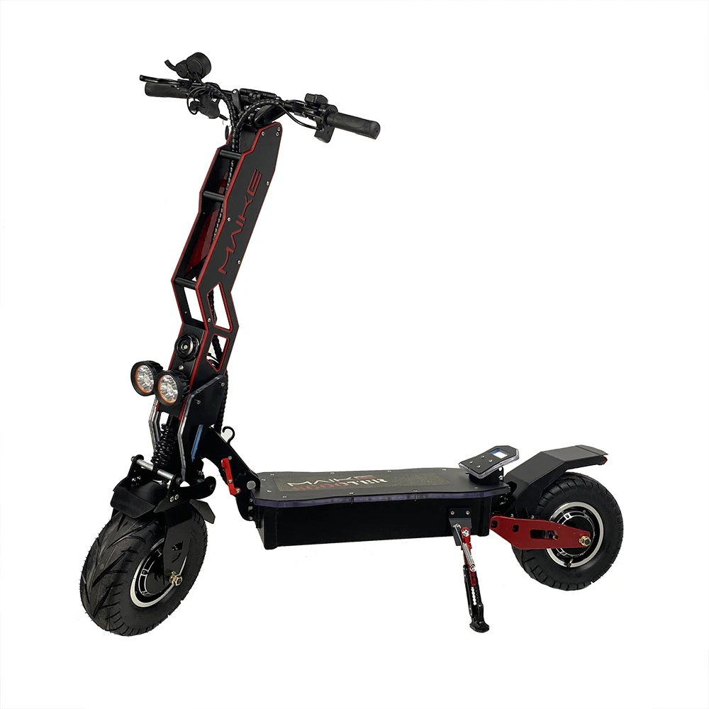 

Maike MKS 13'' 8000w 60V 25AH 100 km range e scooter, Black&red
