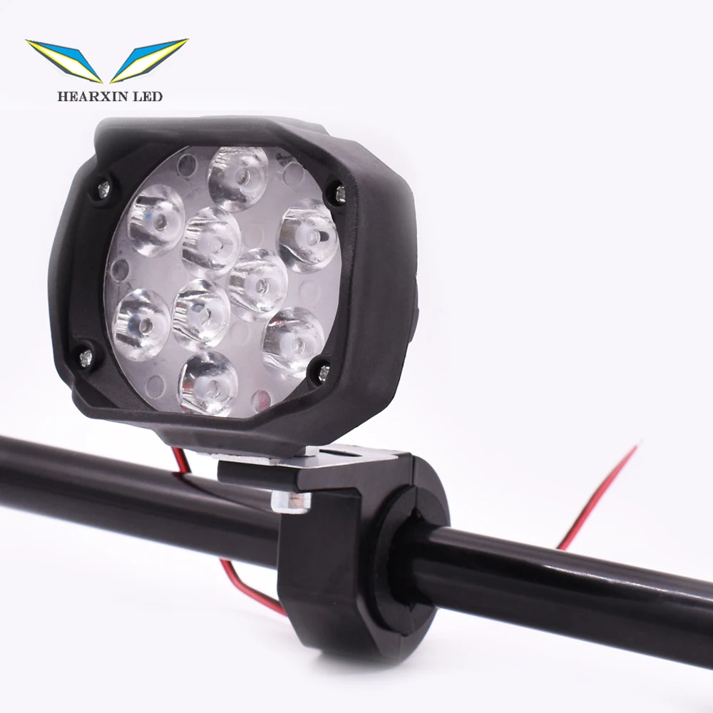 Motorcycle Led Headlight Clamps Brackets Tube Clamp Mount Kit For