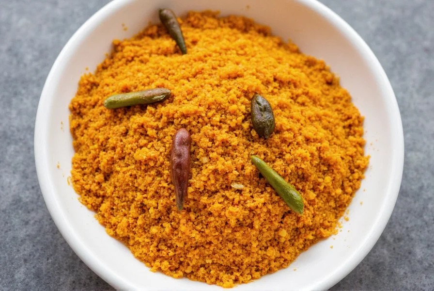 Spiced chaat dish with visible salt sprinkled on top