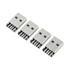 Partstock USB 2.0 Male Port Connector Solder Jacks USB Repair Replacement Adapter Socket Connectors