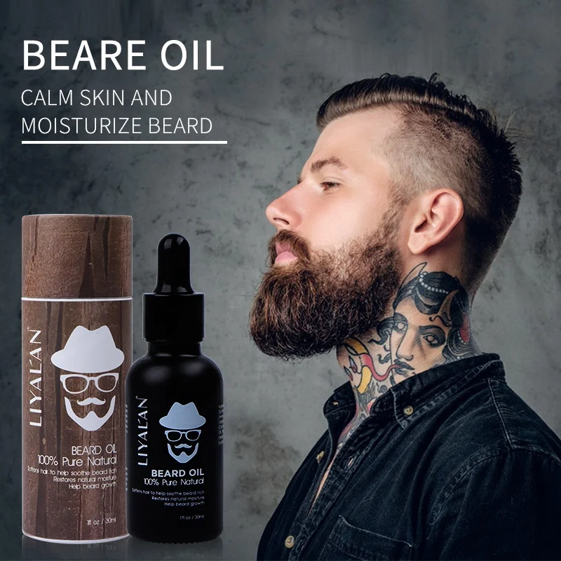 

Wholesale Custom Private Label Best Men Care Beard Growing Oil Natural Organic Vegan Beard Growth Oil
