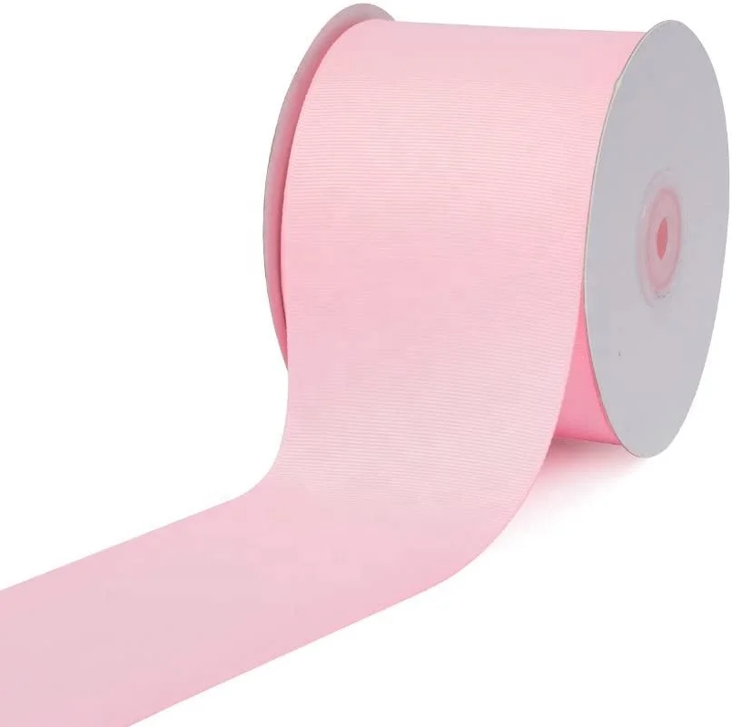 

Factory wholesale custom printing band 196 colors 100% polyester 75mm 3" grosgrain ribbon for packing